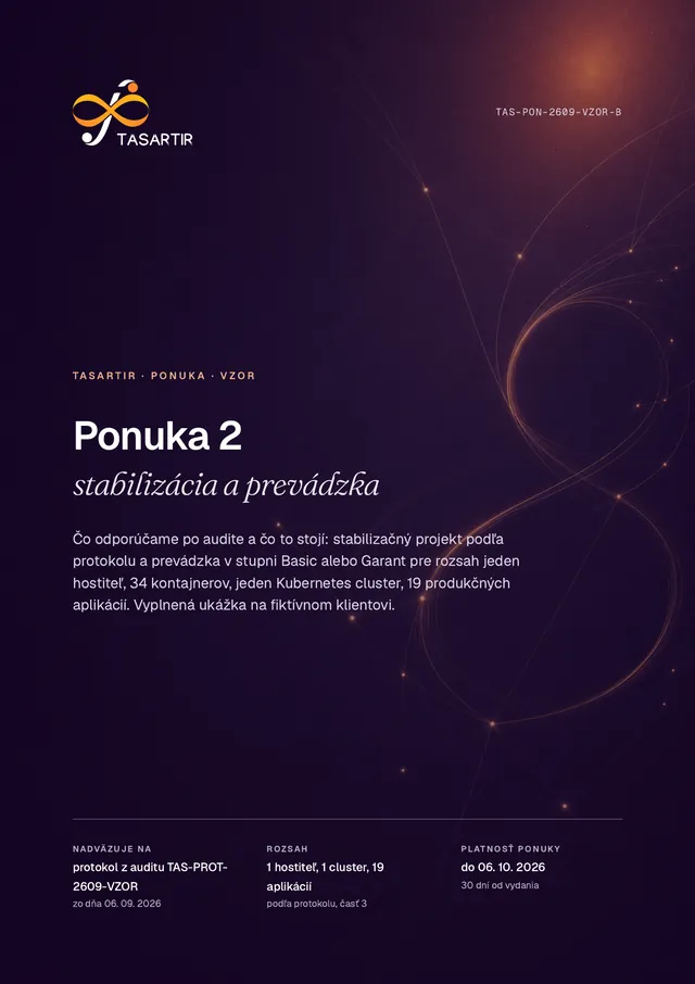 Obálka ponuky